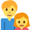 Family: Man, Girl Emoji 👨‍👧 image - Twitter / X (Twemoji) style