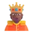 Person With Crown: Medium-Dark Skin Tone