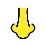 จมูก Emoji 👃 image - OpenMoji style