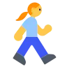 Woman Walking Emoji 🚶‍♀️ image - Tossface style