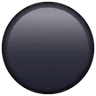 ミディアムブラックサークル Emoji ⚫ image - Samsung style