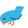 นก Emoji 🐦 image - Google Noto Color Animated style