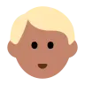 Man: Medium Skin Tone, Blond Hair Emoji 👱🏽‍♂️ image - Tossface style