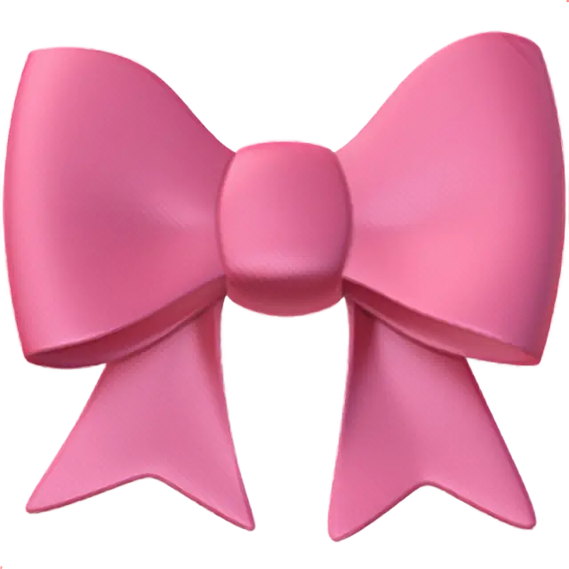 Coquette Bow Emoji