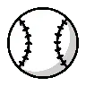 Baseball Emoji ⚾ image - OpenMoji style
