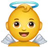 Baby Angel Emoji 👼 image - WhatsApp style