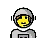 Woman Astronaut Emoji 👩‍🚀 image - OpenMoji style