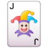 Naipes joker negro Emoji 🃏 image - Samsung style