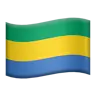Flag: Gabon Emoji 🇬🇦 image - Apple style