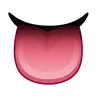 Tongue Emoji 👅 image - Telegram style