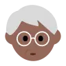 Older Person: Medium-Dark Skin Tone Emoji 🧓🏾 image - Tossface style