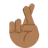 Crossed Fingers: Medium-Dark Skin Tone