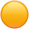 Großer gelber Kreis Emoji 🟡 image - Samsung style