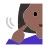 Deaf Woman: Medium-Dark Skin Tone
