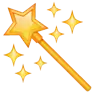 魔法棒 Emoji 🪄 image - WhatsApp style