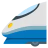 Hochgeschwindigkeitszug Emoji 🚄 image - Google Noto Color style