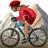 Woman Mountain Biking: Medium Skin Tone