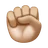 Raised Fist: Medium-Light Skin Tone