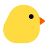 Emoji Baby Chick 🐤 image - Tossface style