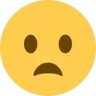 Visage renfrogné à la bouche ouverte Emoji 😦 image - Twitter / X (Twemoji) style