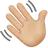 Waving Hand: Medium-Light Skin Tone