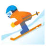 Emoji Sciatore ⛷ image - Google Noto Color style