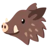 Domuz Emoji 🐗 image - Google Noto Color style