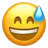 Grinning Face With Sweat