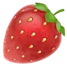 Truskawka Emoji 🍓 image - WhatsApp style