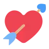 Heart With Arrow Emoji 💘 image - Tossface style