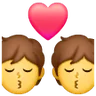 Kiss Emoji 💏 image - Samsung style