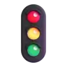Semáforo vertical Emoji 🚦 image - Microsoft 3D Fluent style